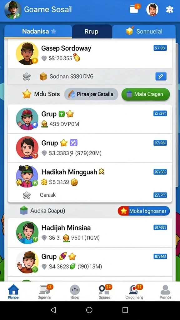 Beragam pilihan permainan menarik dalam aplikasi Download suburtoto APK untuk Android.