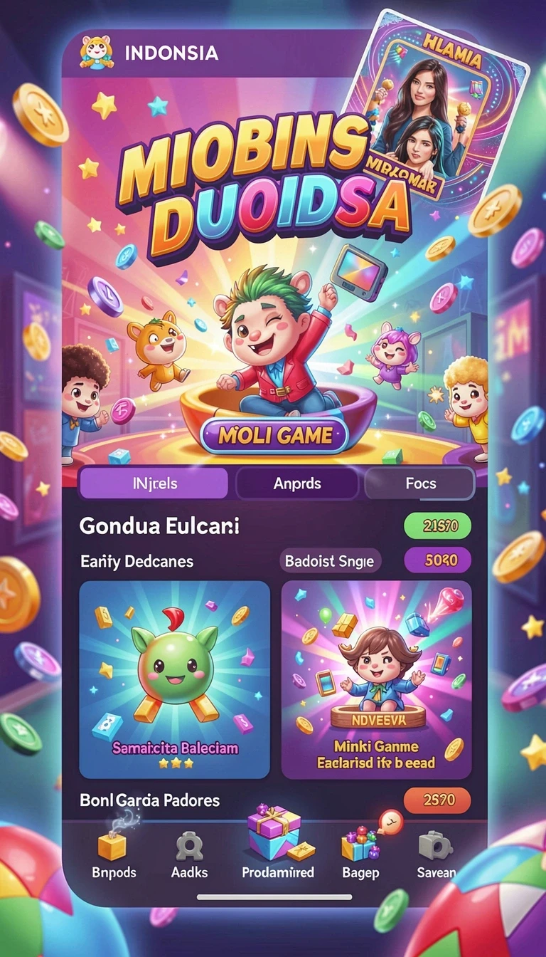 Beragam pilihan permainan menarik dalam aplikasi Download v87 APK untuk Android.